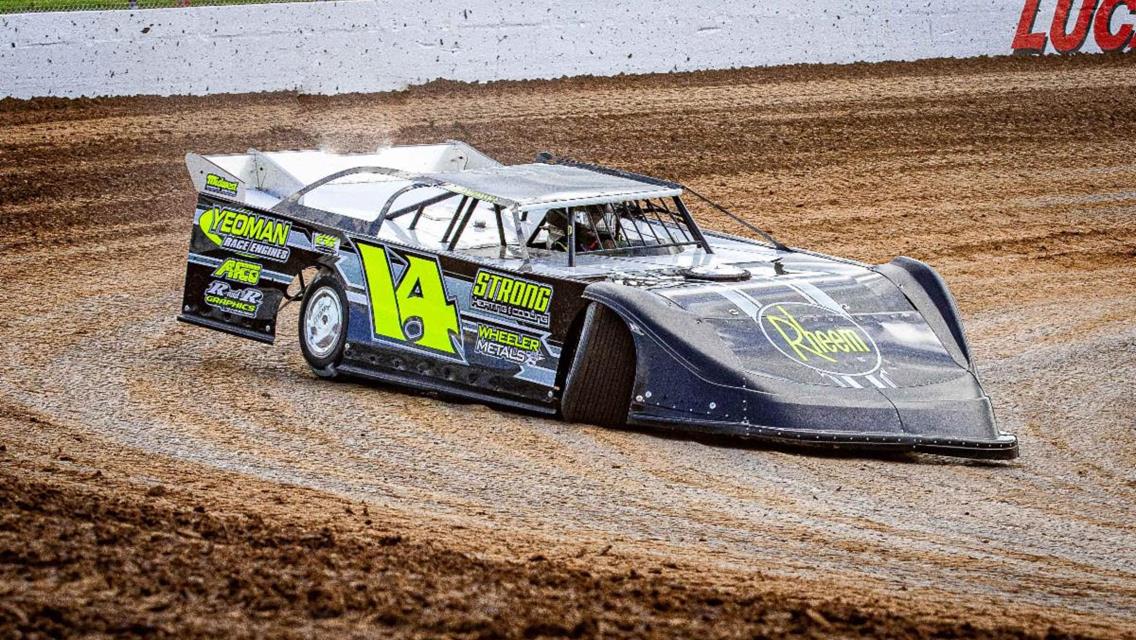 Strong settling into ULMA Late Model ride