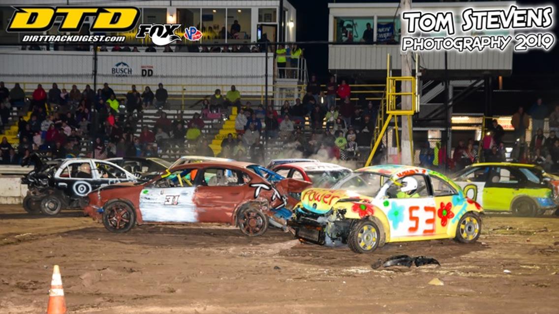 DEMO DERBY &amp; OPEN WHEELED CHAMPS TO BE CROWNED THIS FRIDAY NIGHT