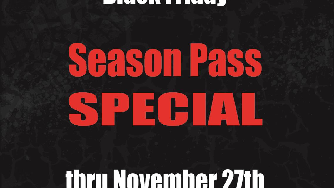 Season Pass Special Offer expires 11/27/15