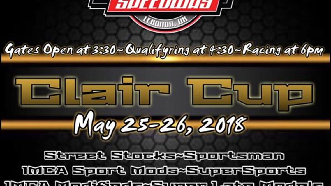 Willamette Speedway Set For Big Weekend Of Racing; Clair Cup This Friday And Saturday