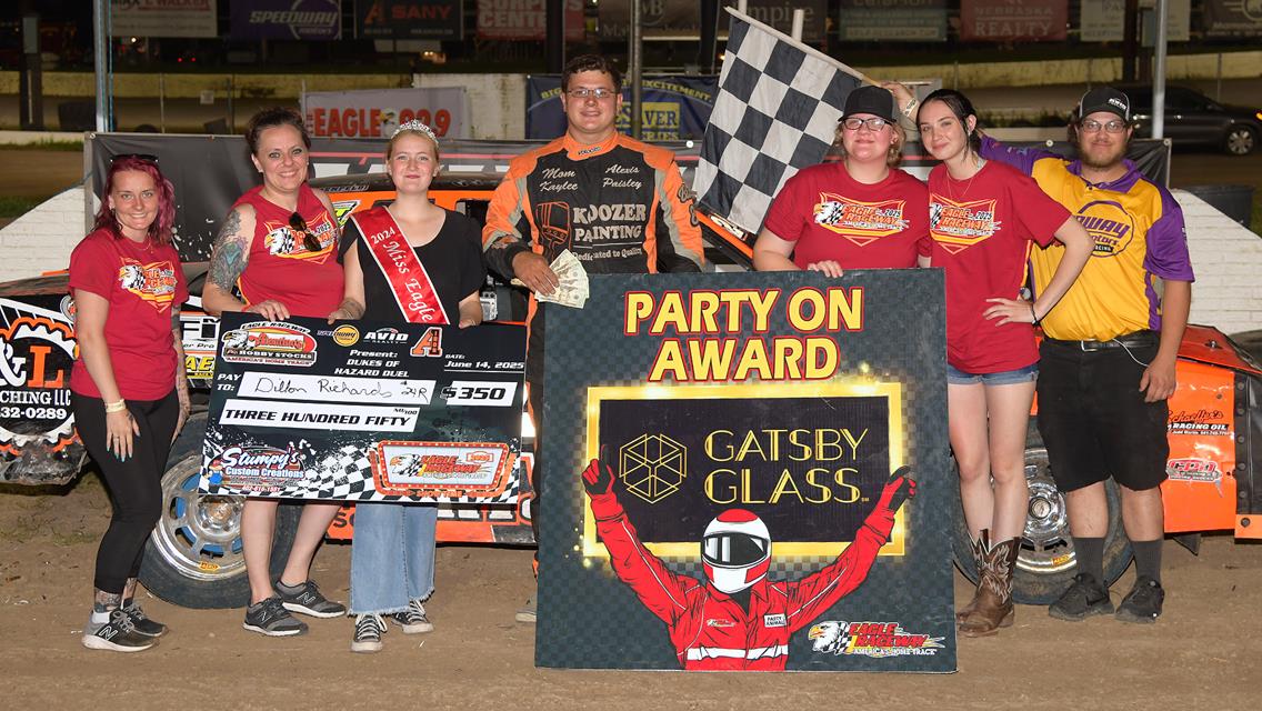 Richards, Harker, Drake, Drueke &amp; Vrbka are victorious at Eagle&#39;s Dukes of Hazzard Duel