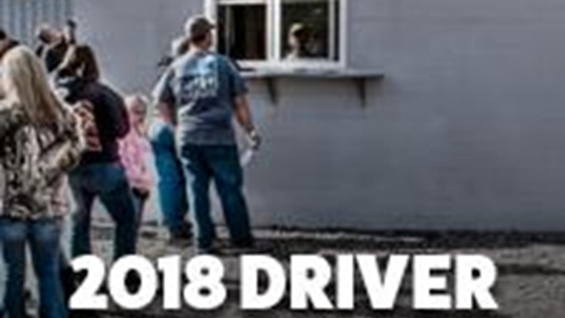 2018 DRIVER REGISTRATION NOW OPEN