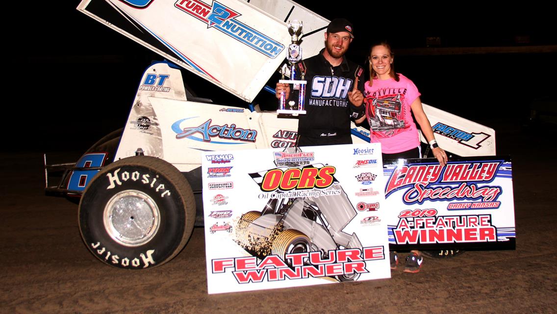 Sewell uses restart to his advantage in win OCRS main at Caney Valley Speedway