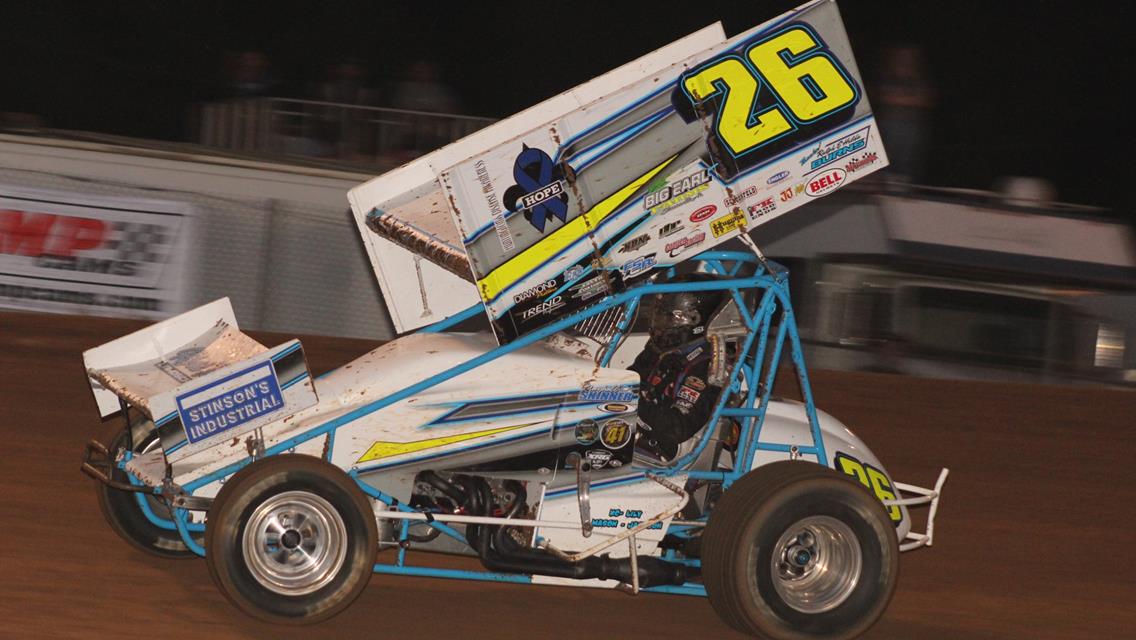 Skinner Earns Sixth-Place Finish in ASCS National Tour Race With Borrowed Engine
