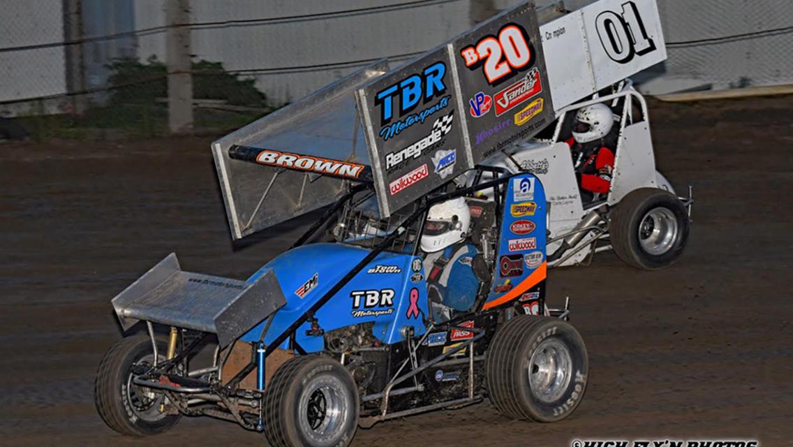 Tom Brown, Tony Layne master Valley Speedway