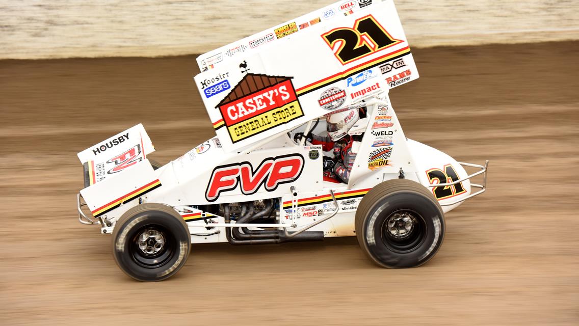 Brian Brown Breaks Terre Haute Track Record During World of Outlaws Show