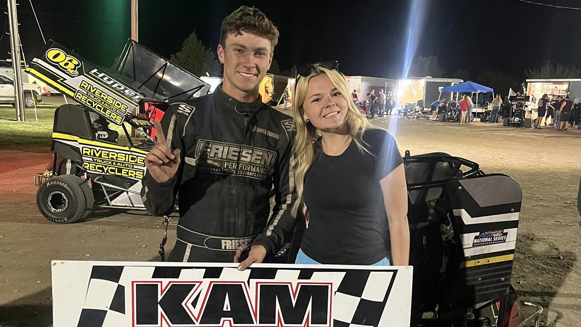 Friesen Doubles Up, Pipe, and Geiger Victorious on Friday at KAM Raceway!