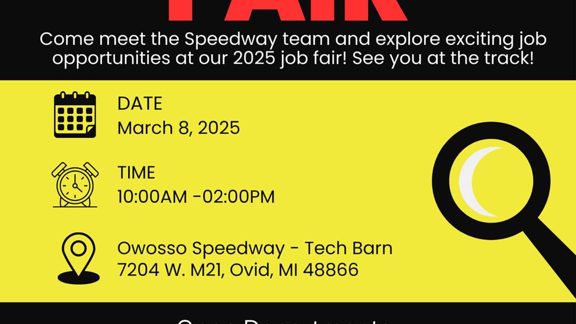 JOB FAIR SATURDAY, MARCH 8TH