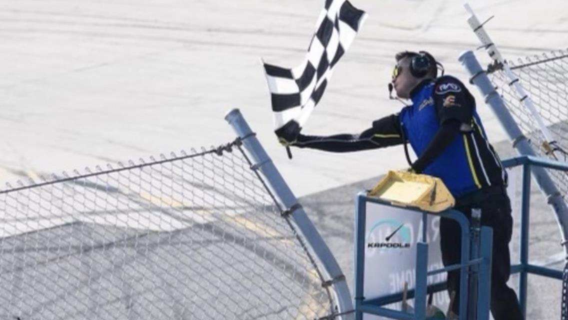 Nate Rowe named Lead Flagman Owosso Speedway 2023!