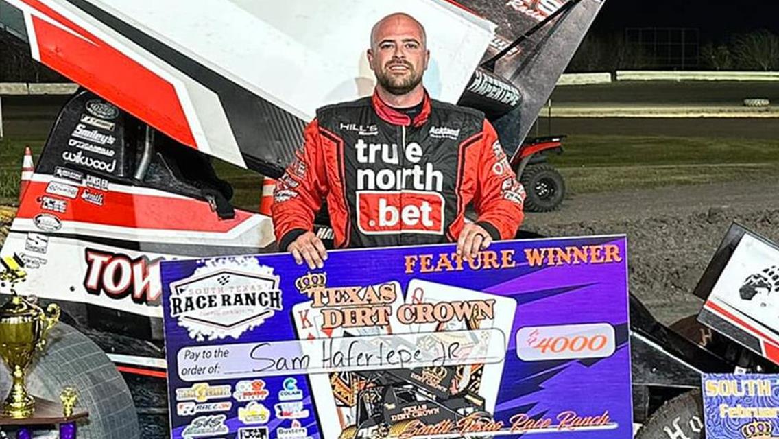 Marcus Thomas, Noah Gass, and Sam Hafertepe Jr Earn POWRi Elite Outlaw Wins in Texas Trio Weekend