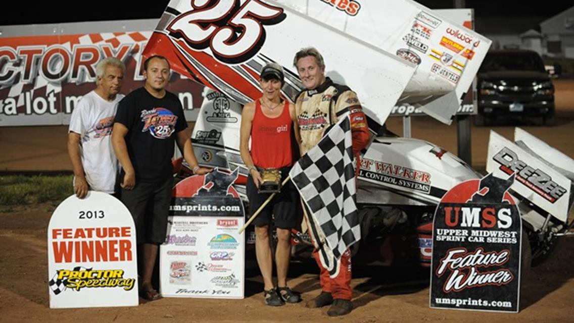 Tatnell in Proctor Speedway win.
