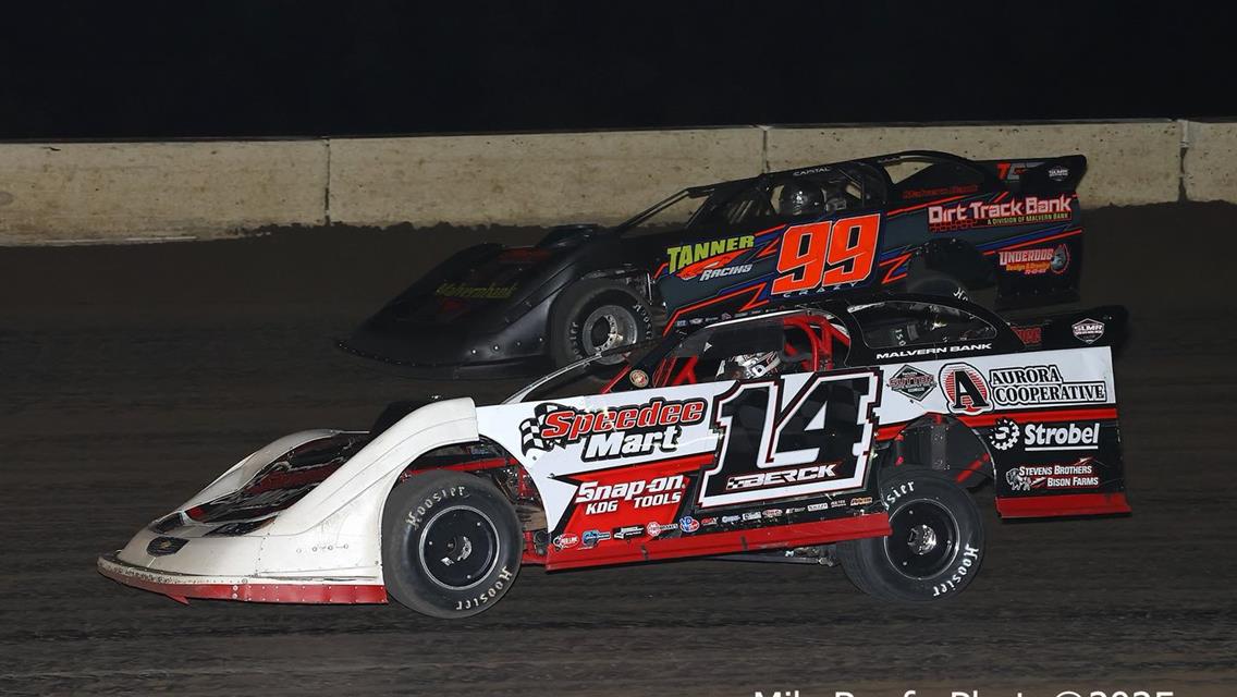 Deer Creek Speedway (Spring Valley, MN) – Malvern Bank East Series – August 29th-30th, 2025. (Mike Ruefer photo)