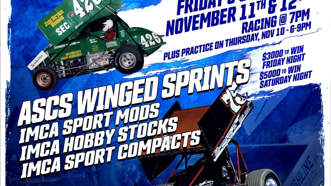 Save the date as the ASCS Southwest Region Sprint Cars return to the diamond