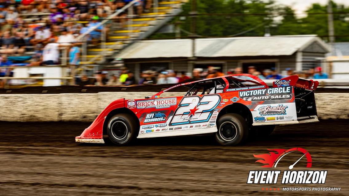 Fairbury Speedway (Fairbury, IL) – World of Outlaws Real American Beer Late Model Series – Prairie Dirt Classic – July 25th-26th, 2025. (Event Horizon Photography)