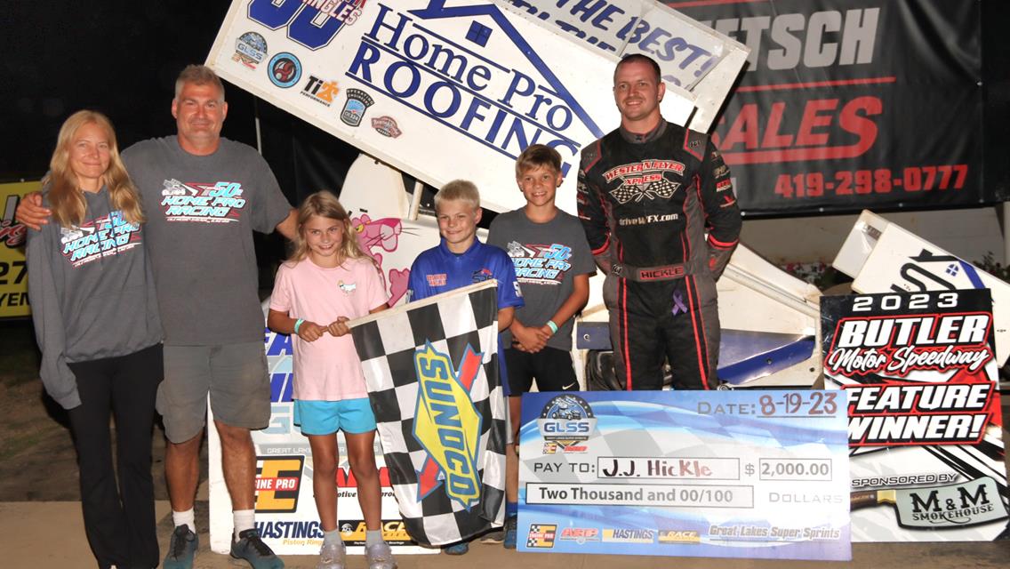 HICKLE WINS AT THE BATTLE GROUNDS