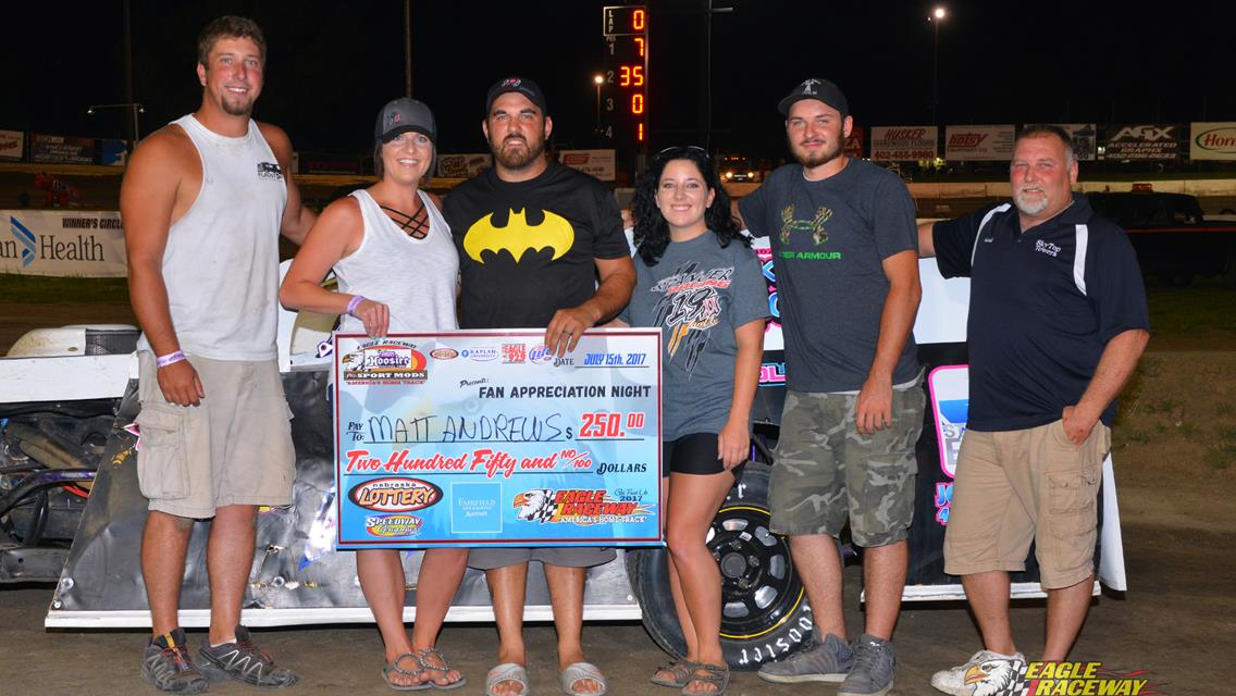 Fan Appreciation wins go to Andrews, Armstrong, Andersen, Richards &amp; Chapman