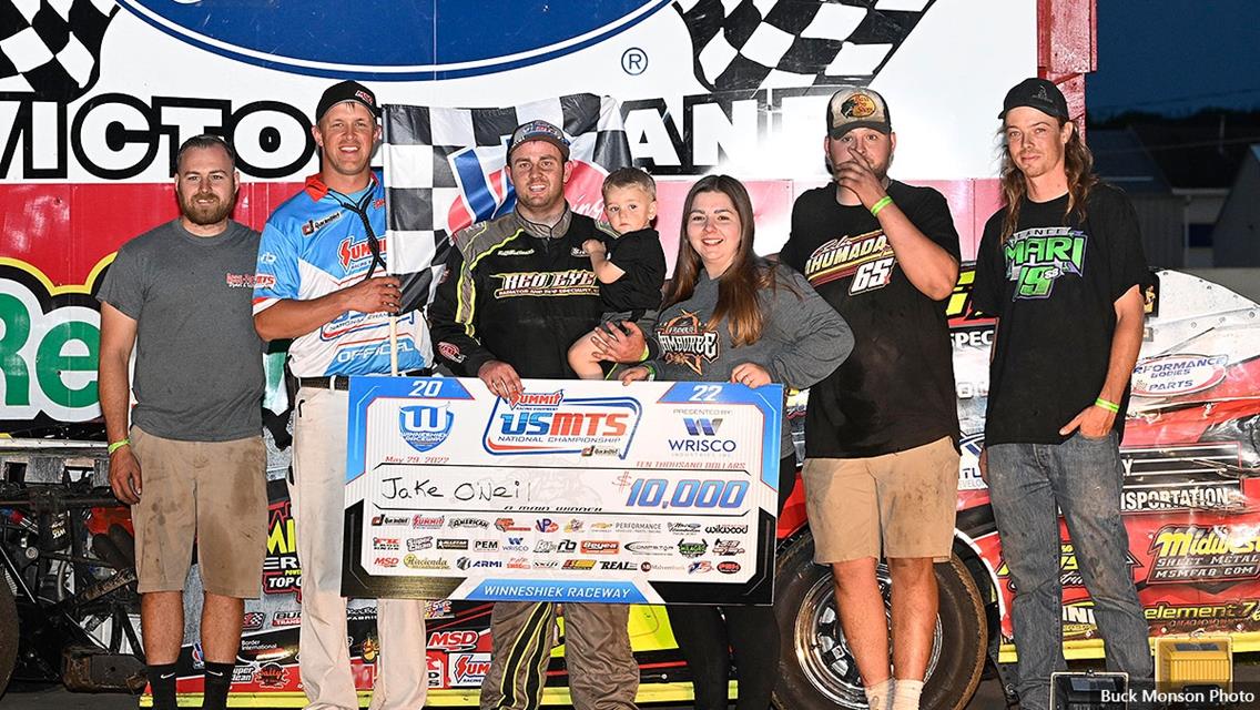 Jake O&#39;Neil captures $10,000 USMTS payday at Winneshiek Raceway