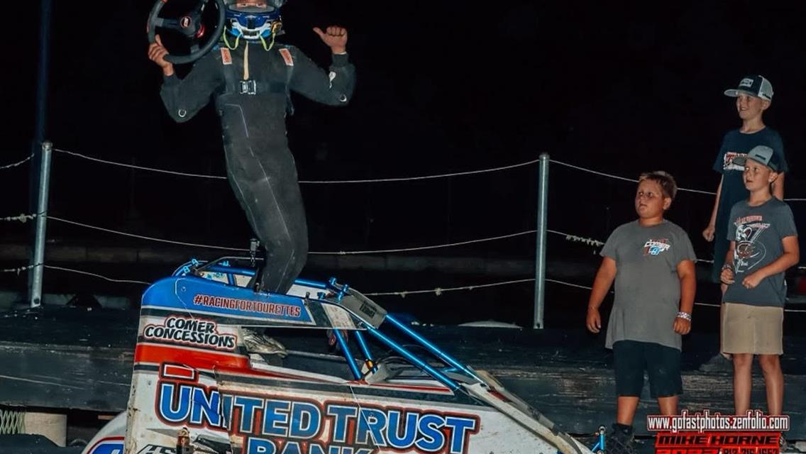 Bryce Picks Up The Feature Win At Bubba Raceway Park