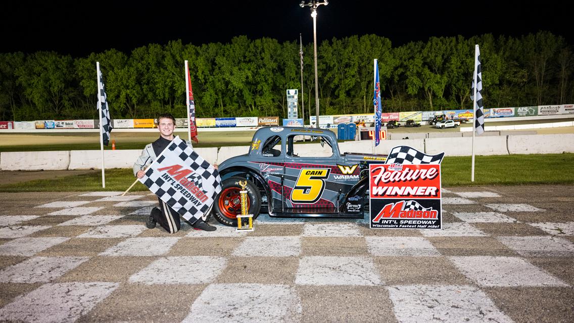 Cain Comes Through to Win at Madison