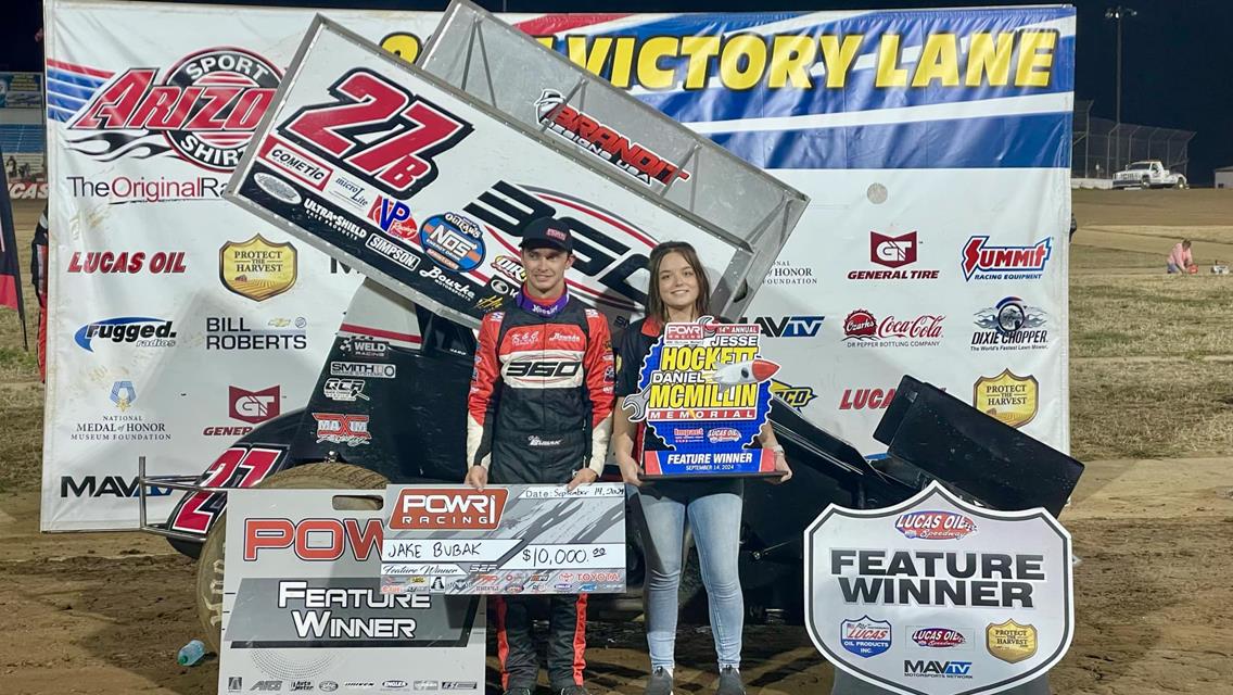 Bubak and Doney the big winners as Hockett-McMillin Memorial concludes at Lucas Oil Speedway