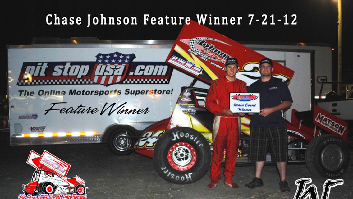 Chase Johnson Snags First Pit Stop USA Sprint Car Series Win