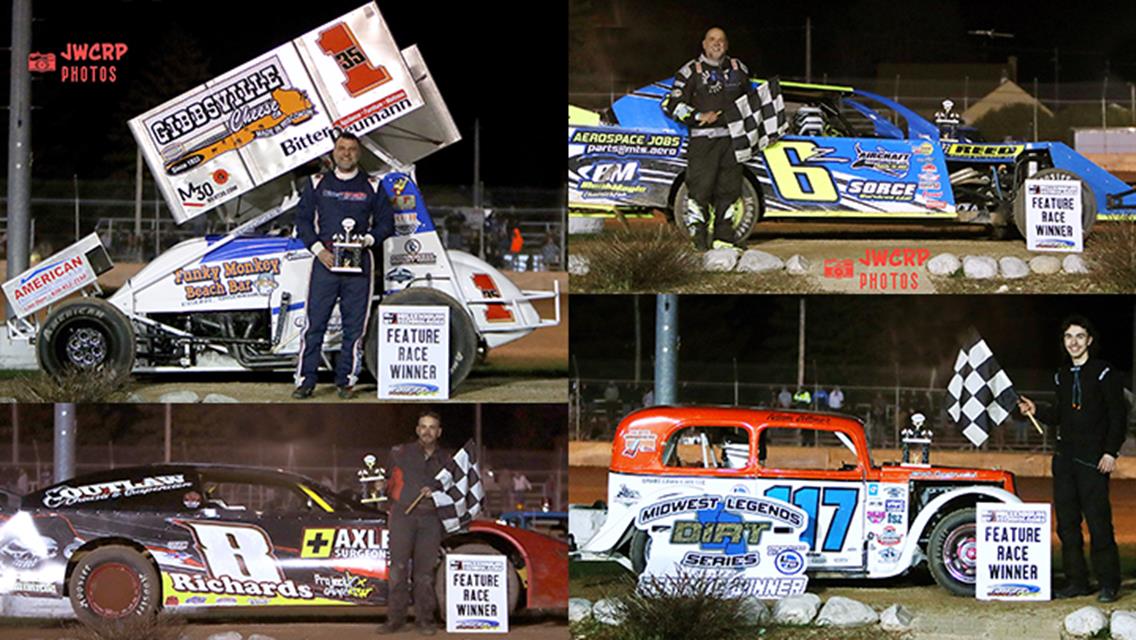 Schmidt outduels Goeden to capture  PDTR 360 Sprint Car season opener