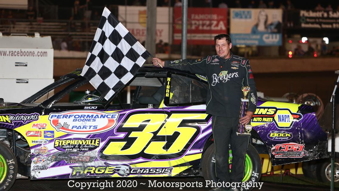McBirnie posts first IMCA Modified victory