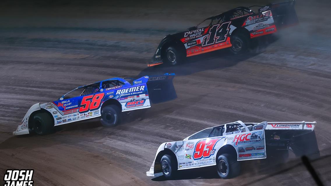 Volusia Speedway Park (De Leon Springs, FL) – World of Outlaw Late Model Series – DIRTcar Nationals – February 10th-15th, 2025. (Josh James Artwork)