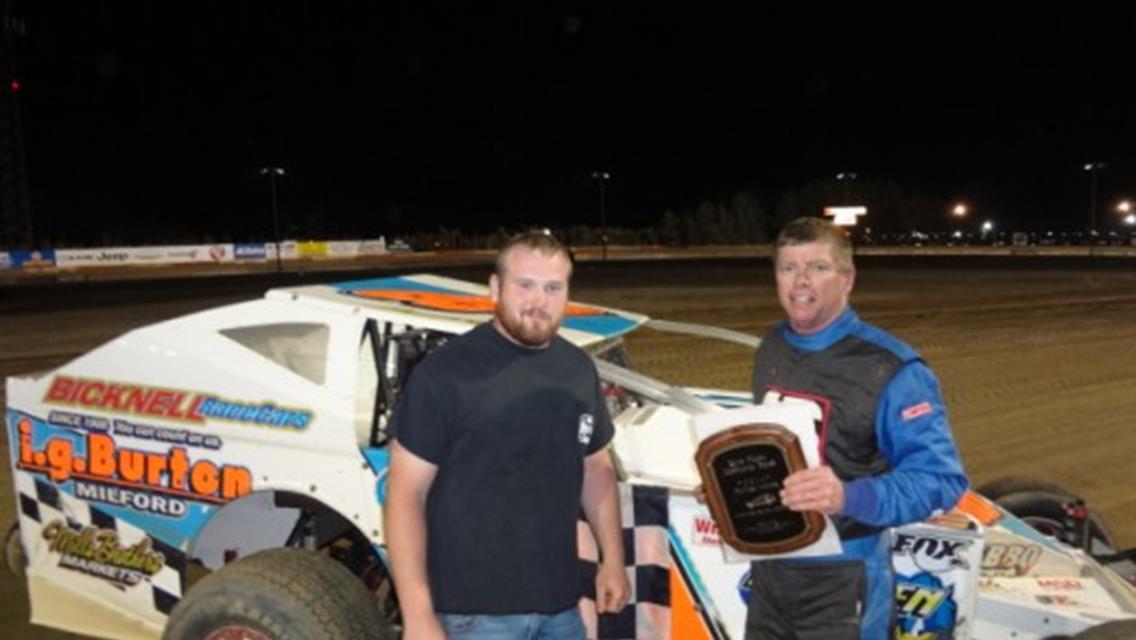 JAMIE MILLS BACK IN STRIDE WINNING IN DELAWARE BIG BLOCK MODIFIEDS