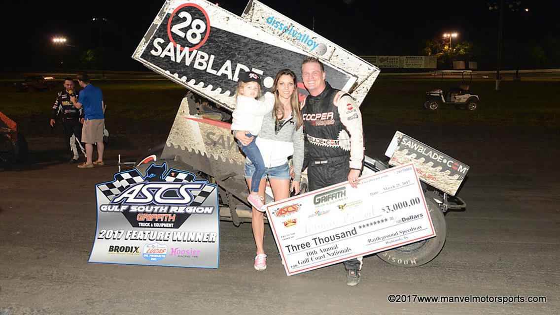 Battleground Glory Goes To Tommy Bryant With ASCS Gulf South Region