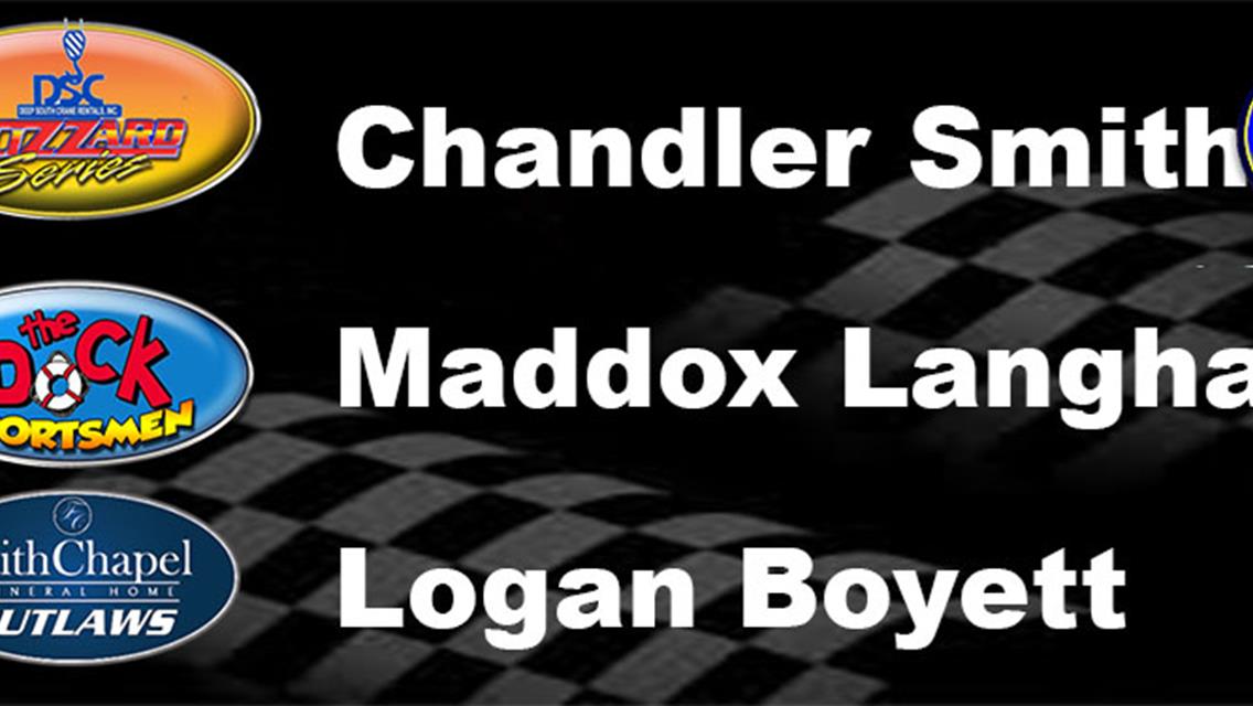Chandler Smith wins Blizzard;  Maddox Langham Wins Sportsmen 30;  Boyett Gets 2nd Weekend Win in  Outlaw  35