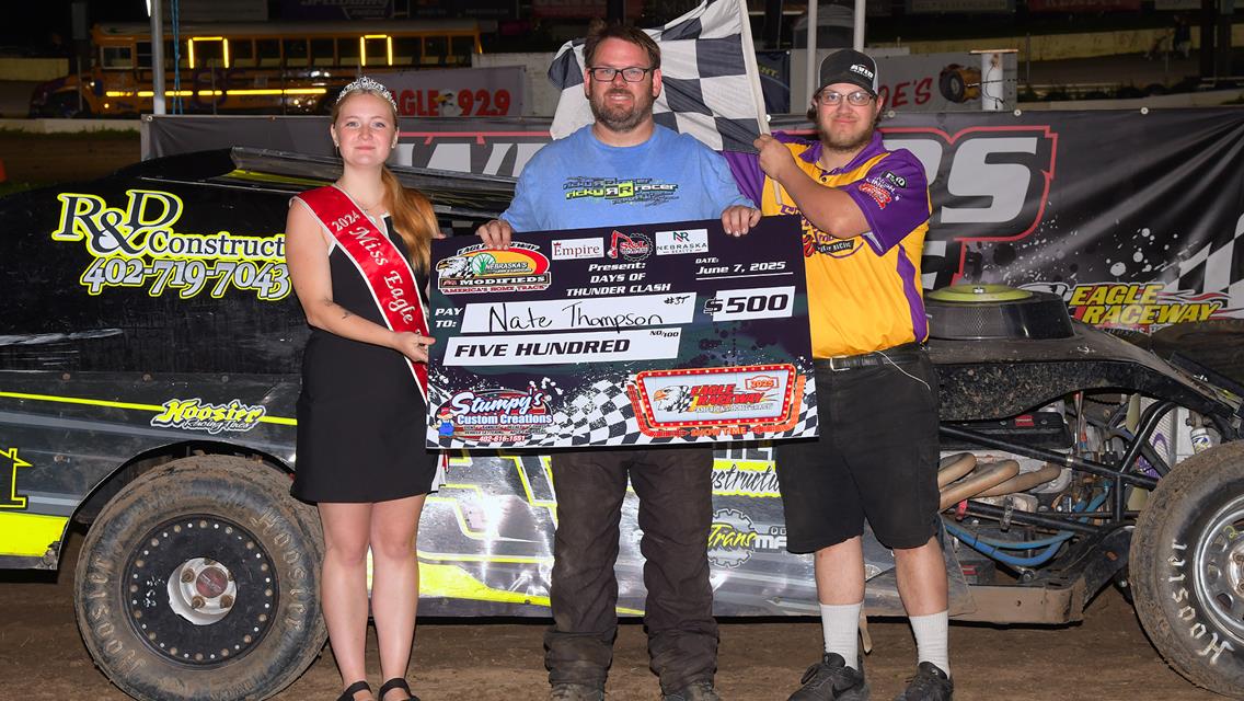 Thompson, Vanover, Richards, Drueke &amp; Wayman are victorious at Eagle Raceway