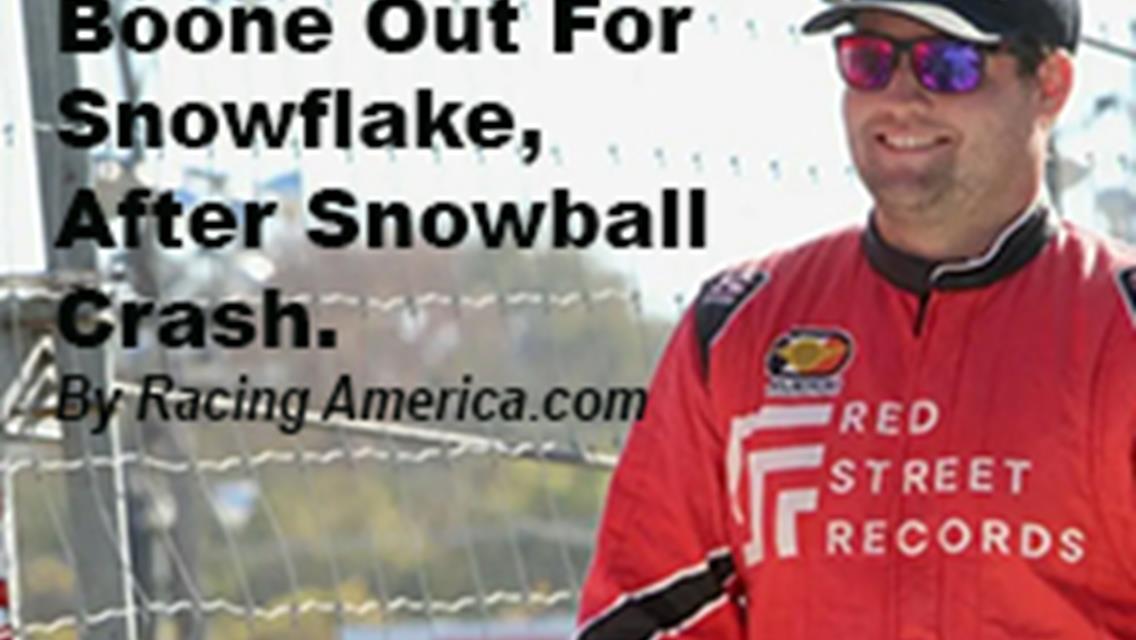 Snowball Crash Sidelines Jackson Boone Today