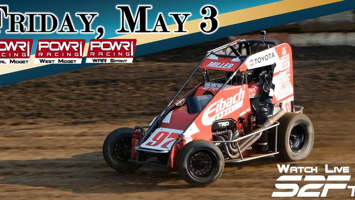 Callaway Raceway to Host Premier POWRi Leagues in Prelude to the Showdown May 3rd