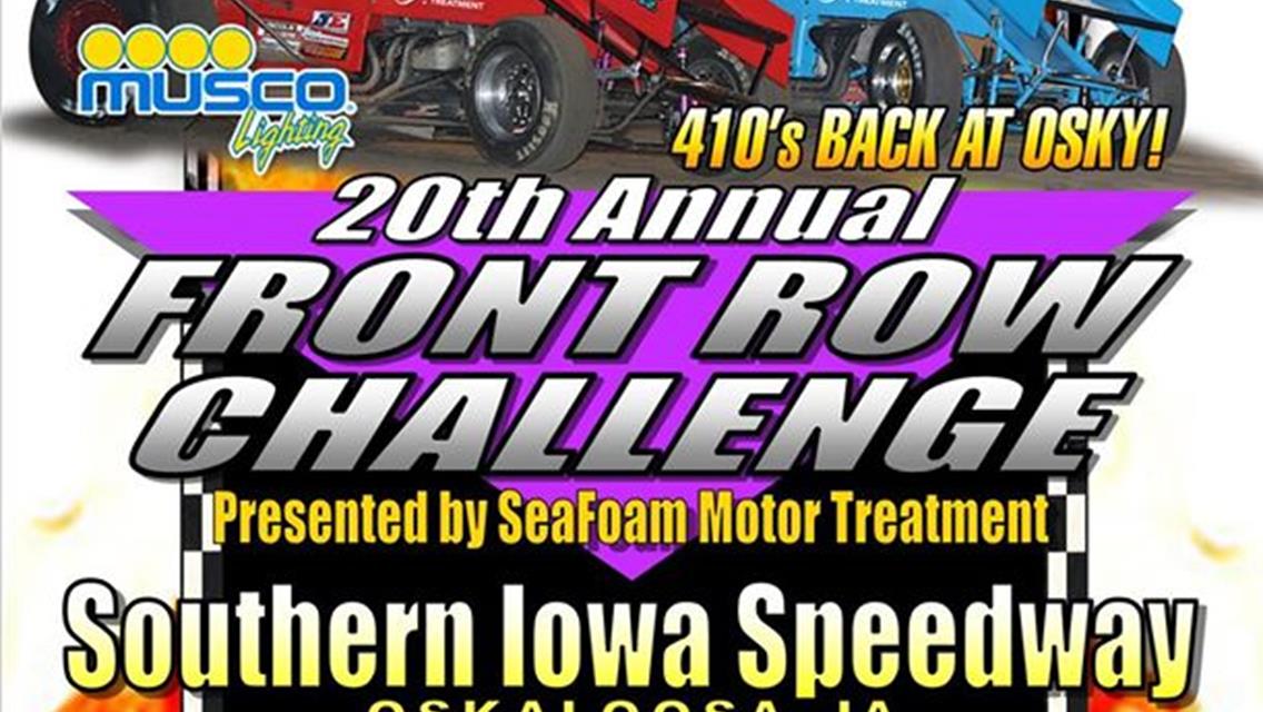 $20,000 to Win Front Row Challenge this Monday!!!