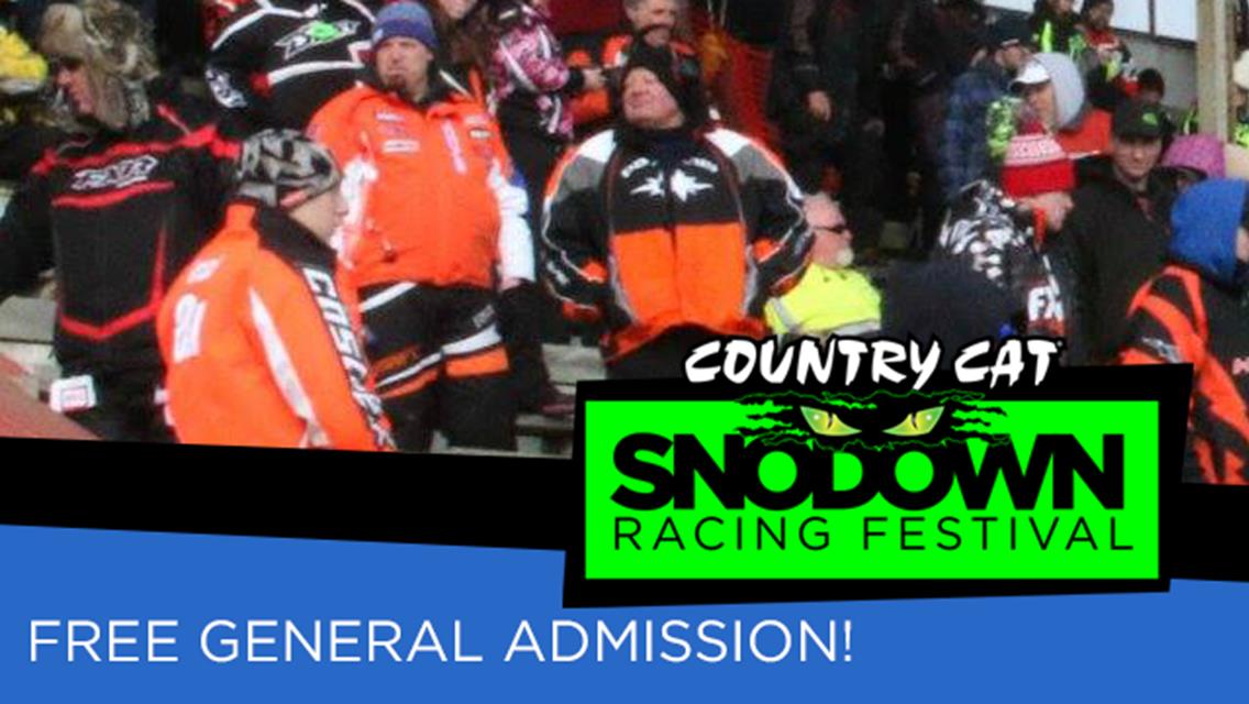 Country Cat Snodown Admission is now FREE