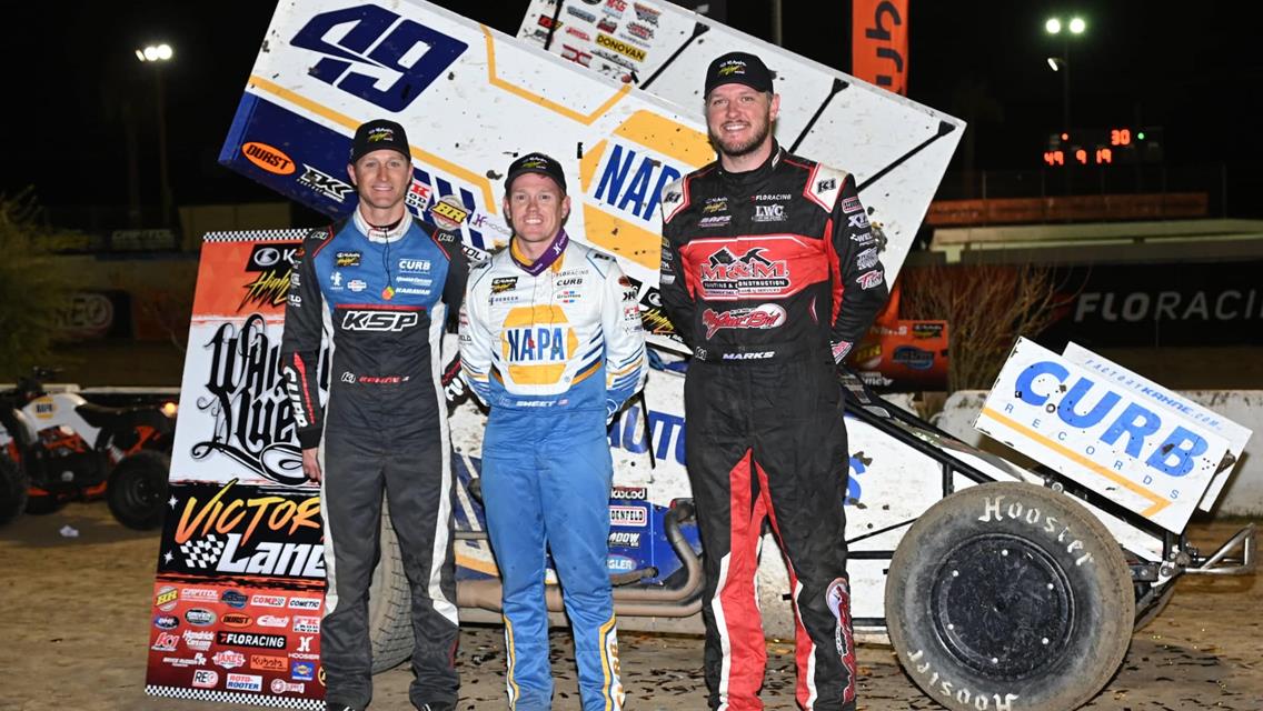 CONQUERING KERN: Brad Sweet Leads Kasey Kahne Racing 1-2 in Dominant High Limit Win in Bakersfield