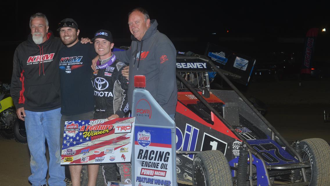 SEAVEY SOARS TO SPEED WEEK SUCCESS AT FAYETTE COUNTY