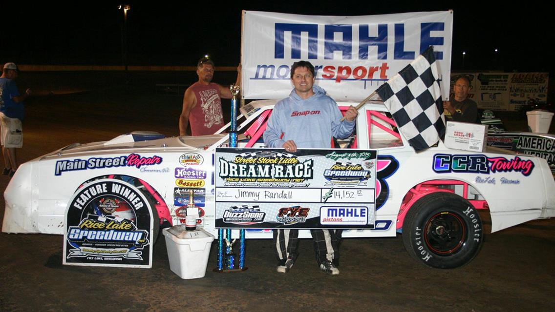 Randall Wins Over $14,000 at Rice Lake Speedway&#39;s Little Dream