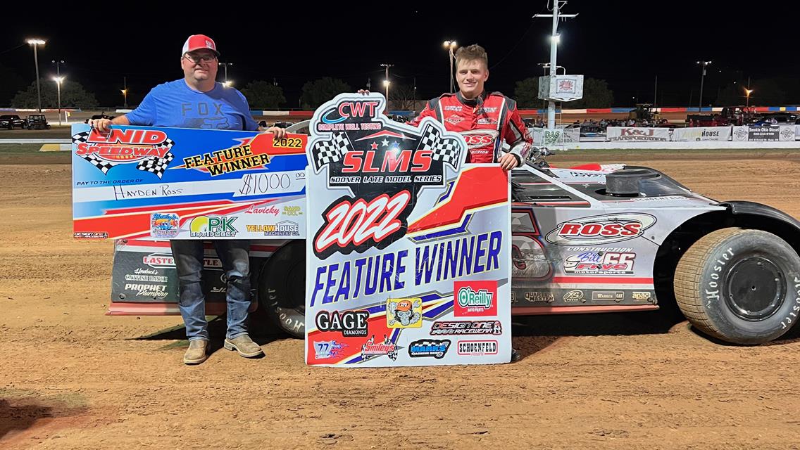 Ross returns to winners circle at Enid Speedway