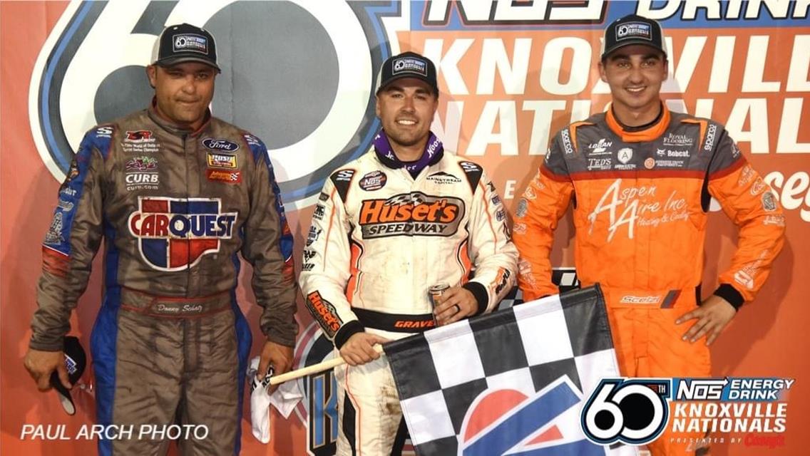 Scelzi Runs Second on Knoxville Nationals Qualifier Night!