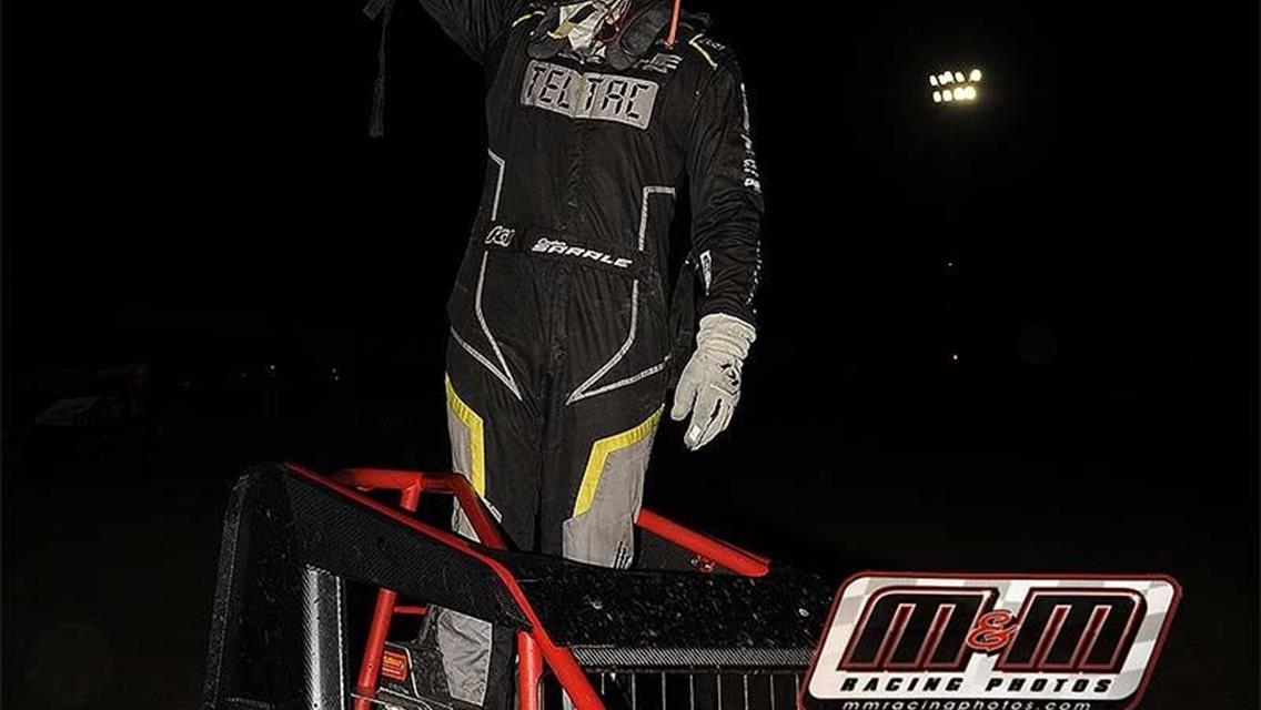 CADEN SARALE Scores BCRA Midget Triumph in Salute to Doug Bock at Antioch Speedway in Round 2 of Triple Crown Series
