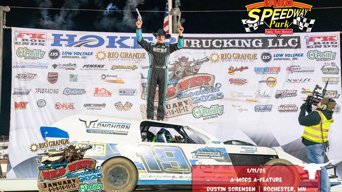 Vado Speedway Park (Vado, NM) – Wild West Shootout – January 4th-12th, 2025.