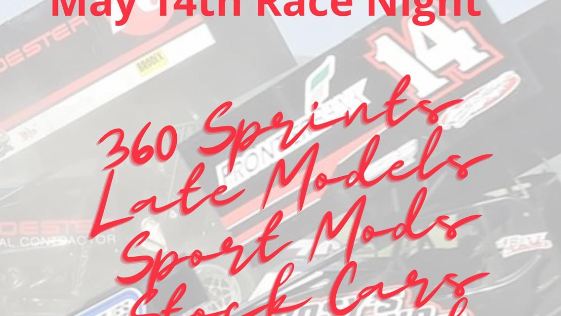 May 14th Race Night News