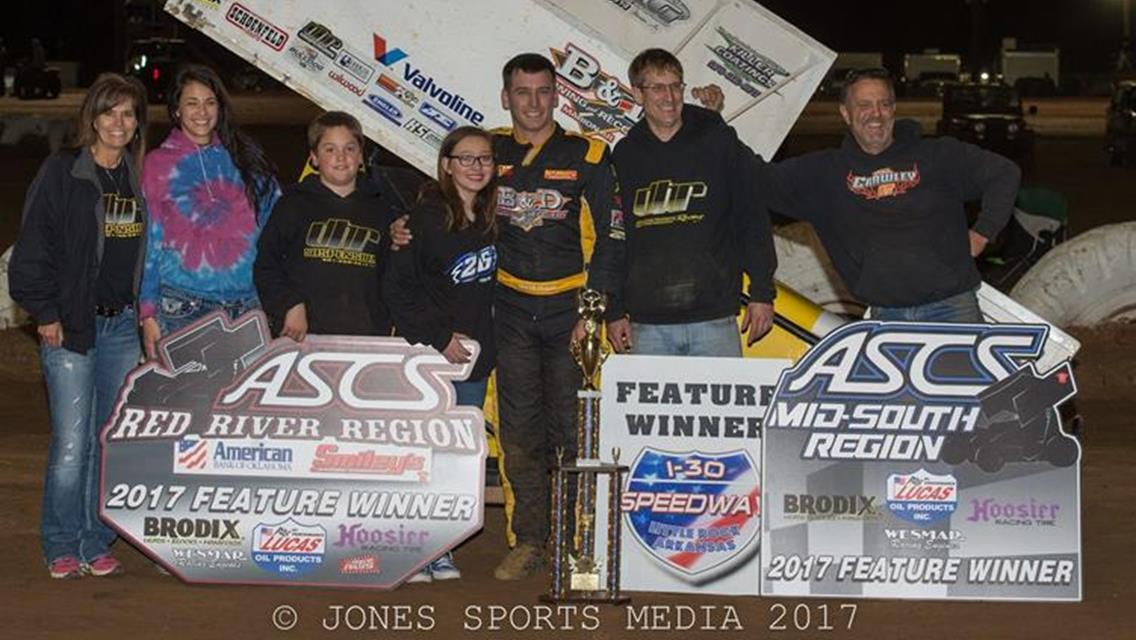 Hagar Captures ASCS Mid-South and ASCS Red River Victory at I-30 Speedway