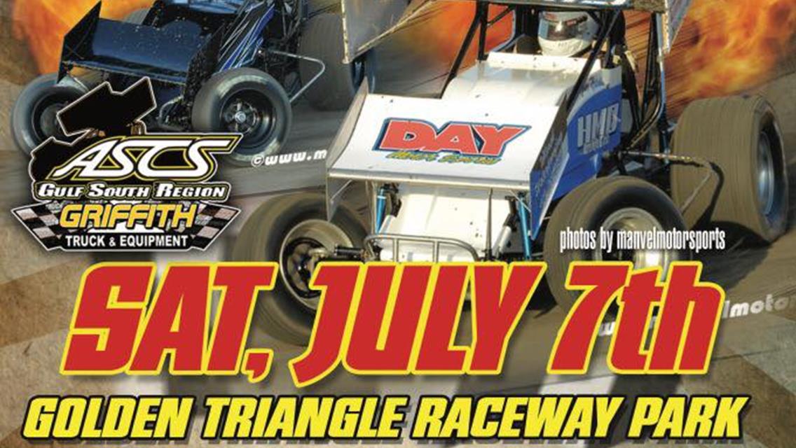 ASCS Gulf South Back In Beaumont On Saturday