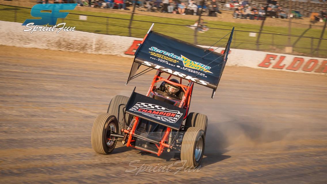 Starks Drives to 13th-Place Result at Eldora During World of Outlaws Season Debut