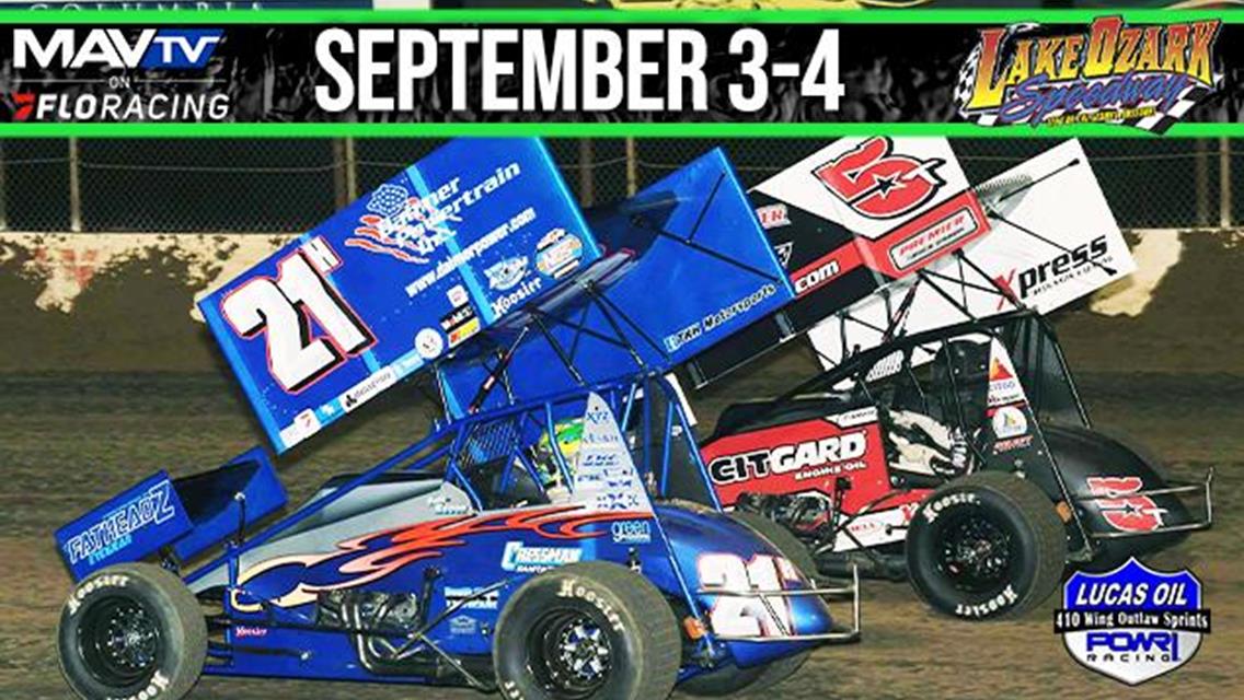 POWRi 410 Outlaws Headline Fall Sprint &amp; Midget Nationals at Lake Ozark Speedway