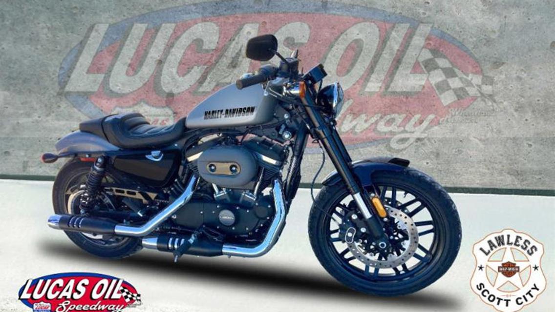 Lawless Harley-Davidson will award cycle to a lucky Lucas Oil Speedway driver at Nov. 4 banquet