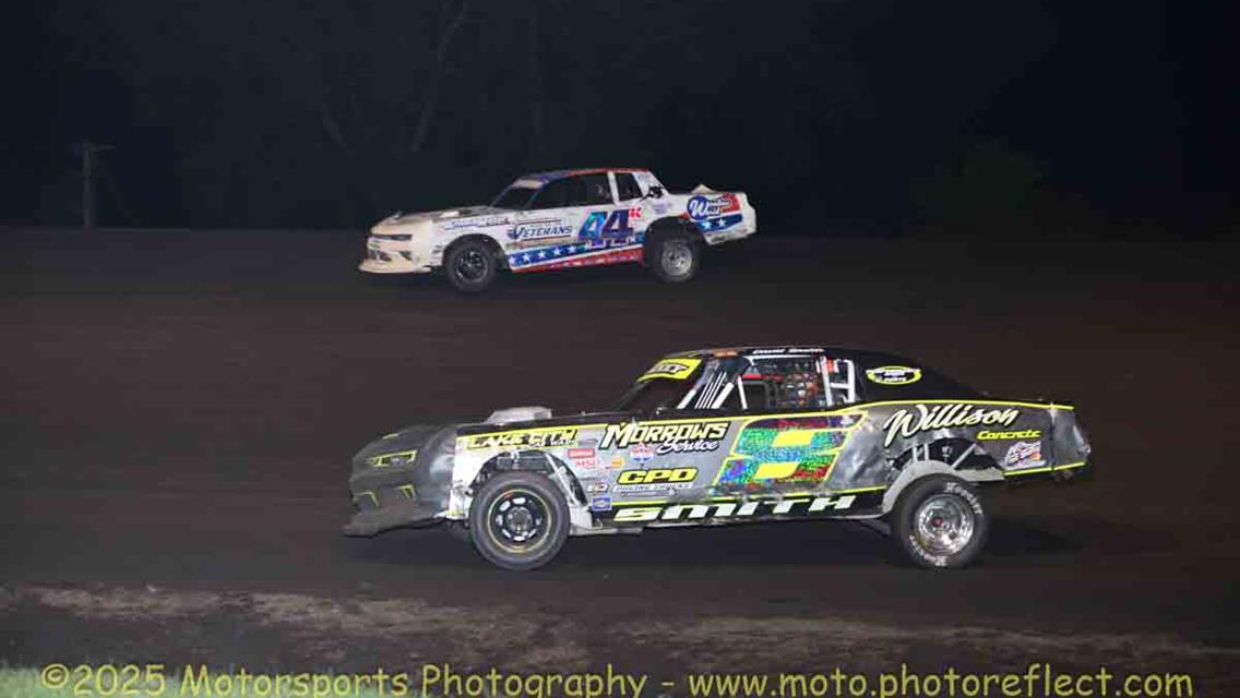 Laney and Avila take Anniversary checkers at Boone Speedway.